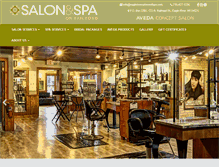 Tablet Screenshot of eagleriversalonandspa.com